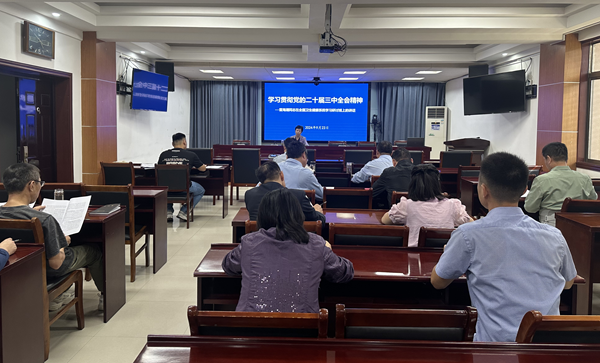 市衛(wèi)生健康委黨組專題學(xué)習(xí)傳達(dá)國家衛(wèi)生健康委黨組書記、主任雷海潮同志在全國衛(wèi)生健康系統(tǒng)學(xué)習(xí)貫徹黨的二十屆三中全會(huì)精神研討班上的講話精神